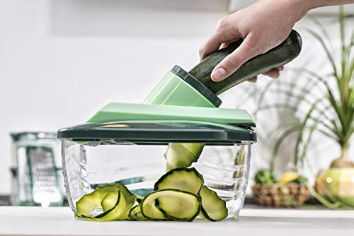 Genius Nicer Dicer Chef (15 piezas) | Cortador de frutas, verduras, cebolla, picadora, rallador de verduras, mandolina