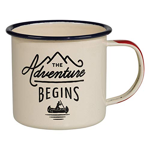 Gentlemen's Hardware - Taza, Acero, Blanco, 0.5 x 10.5 x 7.5 cm