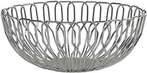 Georg Jensen GJ 070394 afredo Cestillo para el Pan pequeño, Acero Inoxidable, Stainless Steel, 21,3 x 21,3 x 8,5 cm