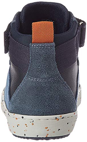 Geox J Alonisso Boy C, Sneaker para Niños, (Navy/Orange), 33 EU