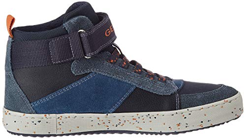 Geox J Alonisso Boy C, Sneaker para Niños, (Navy/Orange), 33 EU