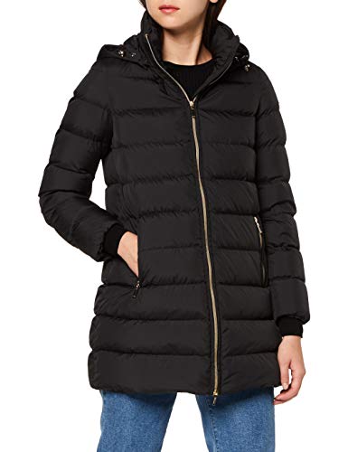 Geox W Adrya U Parka, Negro (Black F9000), 42 para Mujer