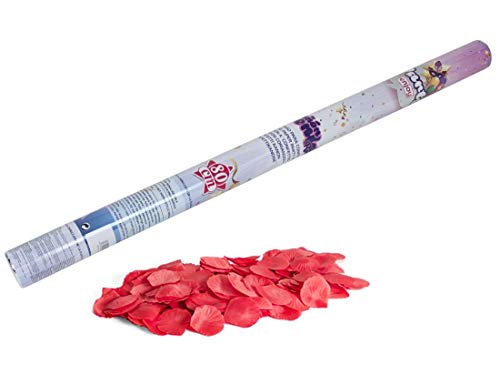 Gerimport Cañón Confeti Pétalos de Rosa Papel 80cm