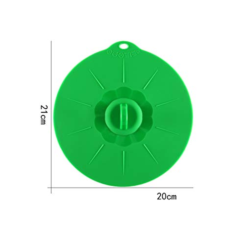 GFCGFGDRG Silicona de Calidad Alimenticia succión Tapas Envoltorio de múltiples tamaños de succión Tapas Copas Cuencos sartenes Contenedores de vacío de Alimentos Frescos Mantener Cubierta