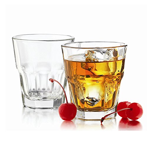 Gibraltar Original vasos de bebidas 14.1OZ/400 ml – caja de 12 | 40 cl Vasos Altos gafas, Juice gafas, Gibraltar vasos – Duratuff Libbey Glassware