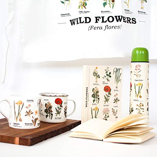 Gift Republic "Flores Taza esmaltada