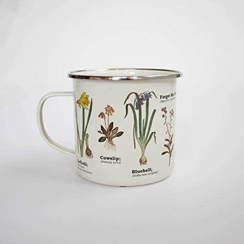 Gift Republic "Flores Taza esmaltada