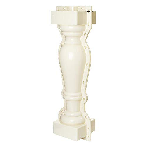 GIGIEroch Moldes de Path Maker 2pcs Balaustradas Molde Molde Romana Rail Columna Cerca del jardín ladrillo Cemento hormigón (Color : Blanco, tamaño : Un tamaño)