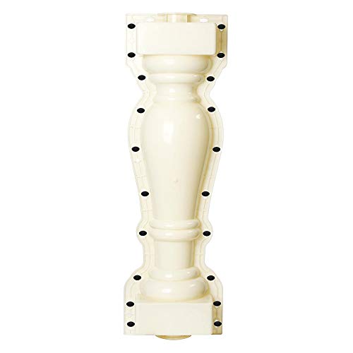 GIGIEroch Moldes de Path Maker 2pcs Balaustradas Molde Molde Romana Rail Columna Cerca del jardín ladrillo Cemento hormigón (Color : Blanco, tamaño : Un tamaño)