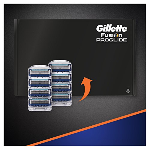 Gillette Fusion ProGlide - Cuchillas de recambio para maquinilla de afeitar, 8 unidades