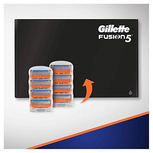Gillette Fusion5 Cuchillas de Afeitar, Paquete de 16 Cuchillas de Recambio