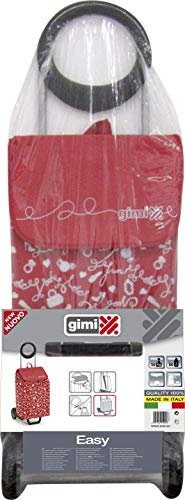 Gimi Easy Rojo Carrito de la compra, color rossa