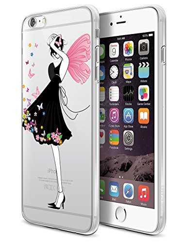 GIRLSCASES - Carcasa Transparente para iPhone con diseño Impreso Crema Helada Frambuesa. iPhone 6 Plus / 6S Plus