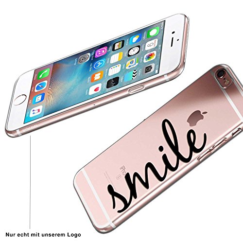 GIRLSCASES - Carcasa Transparente para iPhone con diseño Impreso Crema Helada Frambuesa. iPhone 6 Plus / 6S Plus