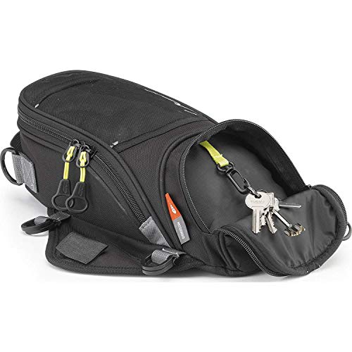 GIVI EA106B Easy Bag Bolso Magnético Depósito, Volumen 6 litros, Carga Máxima 2 Kg, Negro