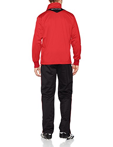 Givova, chandal vela, rojo/negro, 3XL