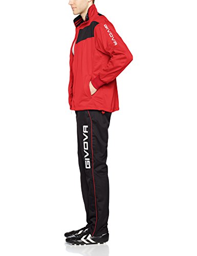 Givova, chandal vela, rojo/negro, 3XL