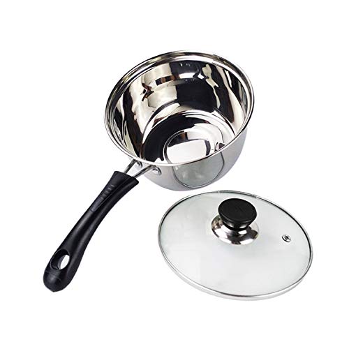 GJDBBLY Olla Mini Non Stick Fry Olla Pan Chocolate Milk Sauces Salsas Cocina Cocina Pan Picnic Cocina Cocina Sopa Sopa Ollas Cocina 20cm como se Muestra