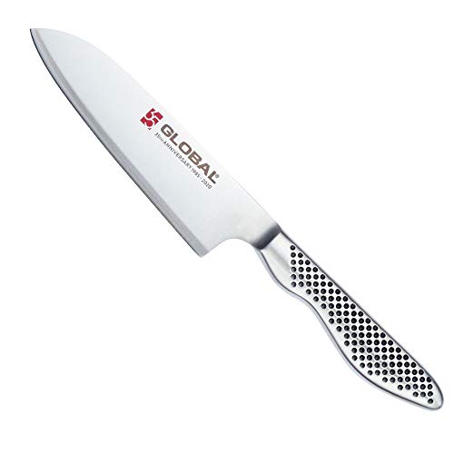 Global 35th Anniversary Special Edition - Cuchillo Santoku pequeño de 13 cm – Cromova 18 acero inoxidable de alto carbono