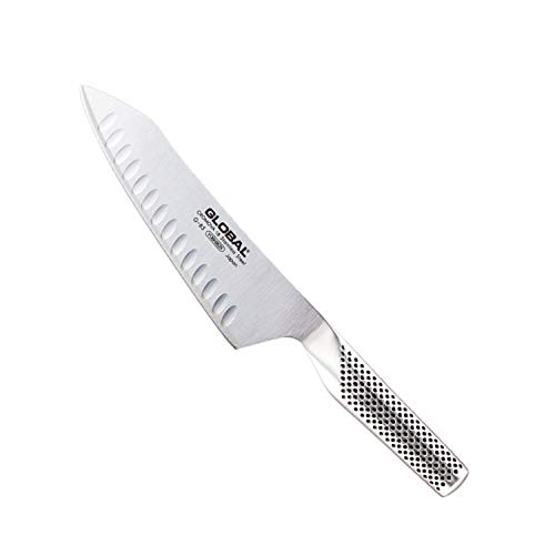 Global Cuchillo de Cocinero Oriental alveolado, 18cm, G- 83