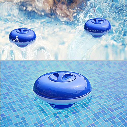 GLOBALDREAM Dispensador Químico, 5 Inch Dispensador de Químicos Dosificador de Cloro Flotante Dispensador Cloro Flotante Flotador de Cloro para Piscinas y SPA (1 Pieza)