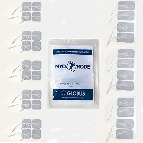 Globus 32 Electrodi Premium 5 sobres 5 x 5 + 3 sobres 5x9 para electroestimulador cable