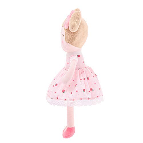 Gloveleya Muñeca de Peluche muñeca de Trapo Peluche Regalo de niña Suave y Seguro para Jugar Spring Girl Series con Bolsa de Regalo - Fresa