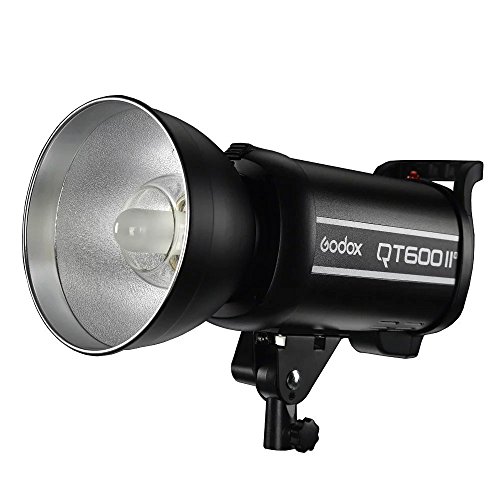 Godox QT600II 600WS GN76 1/8000s HSS 220v Estudio Flash Estroboscopico iluminación con 2.4G Inalambrico X Sistema Reciclado Tiempo de 0.05-0.9s + Letwing Digital Gift Kit (QT-600IIM)