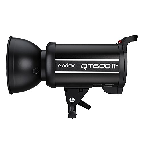 Godox QT600II 600WS GN76 1/8000s HSS 220v Estudio Flash Estroboscopico iluminación con 2.4G Inalambrico X Sistema Reciclado Tiempo de 0.05-0.9s + Letwing Digital Gift Kit (QT-600IIM)