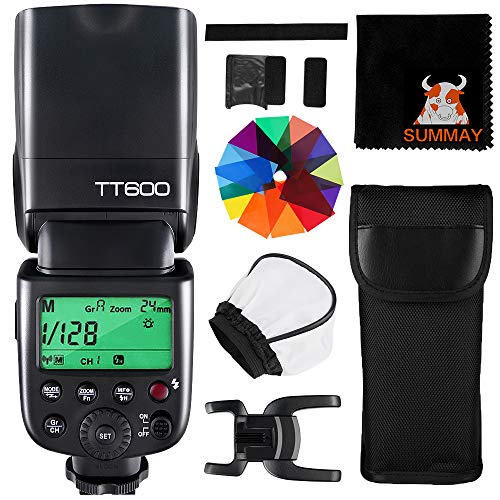 Godox TT600 Flash Speedlite Flash TTL GN60 2.4G Inalámbrico para Canon Nikon Panasonic Olympus Pentax Fijifilm DSLR Cámara