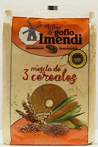 Gofio de Mezcla de 3 Cereales Imendi: Millo, Trigo, Cebada 1kg