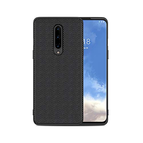 GOGODOG Case Cover Compatible con OnePlus 8 Funda Carcasas y Fundas Cobertura Total Ultra Delgada Mate Anti Resbalón Rasguño Resistente Blanda Fibra de Carbon (Grano de Madera)