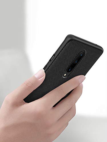 GOGODOG Case Cover Compatible con OnePlus 8 Funda Carcasas y Fundas Cobertura Total Ultra Delgada Mate Anti Resbalón Rasguño Resistente Blanda Fibra de Carbon (Grano de Madera)