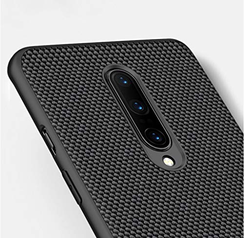 GOGODOG Case Cover Compatible con OnePlus 8 Funda Carcasas y Fundas Cobertura Total Ultra Delgada Mate Anti Resbalón Rasguño Resistente Blanda Fibra de Carbon (Grano de Madera)