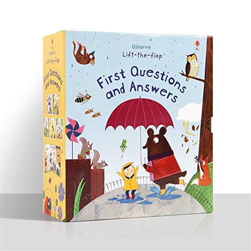 GonFan Los Libros para niños Inglés Libro ilustrado for niños y bebés Ilustración de cartón Book Reader Preguntas y Respuestas Ciencia de Bolsillo (Color : Multi-Colored, Size : 22.4x20cm)