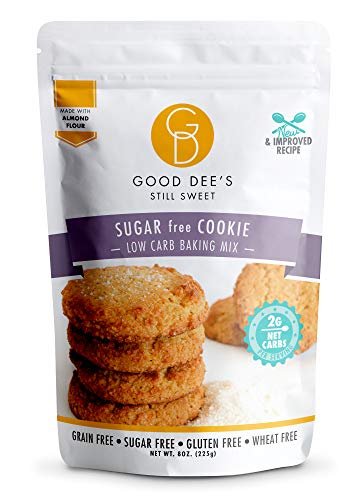 Good Dee's Cookie Mix Sin Azúcar Mezcla para preparar galletas - Grano, libre de gluten, sin azúcar y baja en carbohidratos 8 oz / 225g