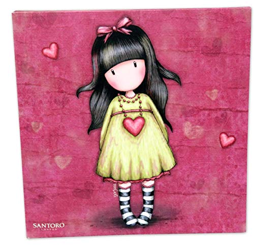 Gorjuss CV-02C-G Lienzo Heartfelt, 25 x 25 cm