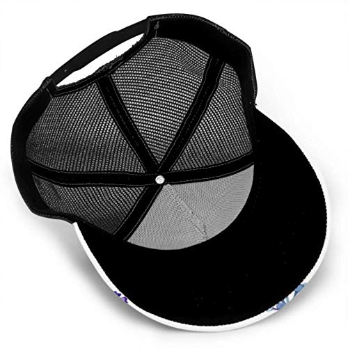 Gorra de béisbol Hombres Mujeres, Juego de Lavanda Ajustable Trucker Mesh Summer Vented Baseball Sun Cap Sombrero Sombrero Lavadora para Gorras de béisbol