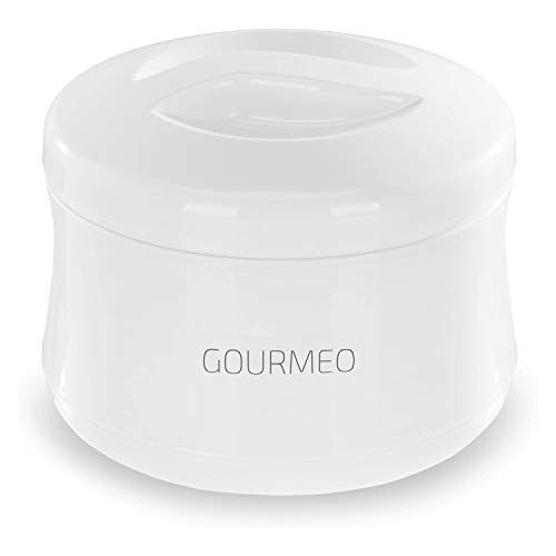 GOURMEO yogurtera de yogur natural premium, yogur de soja, quark, recipiente de un litro, sin corriente eléctrica, de fácil limpieza | máquina para hacer yogur, máquina para preparar yogur,