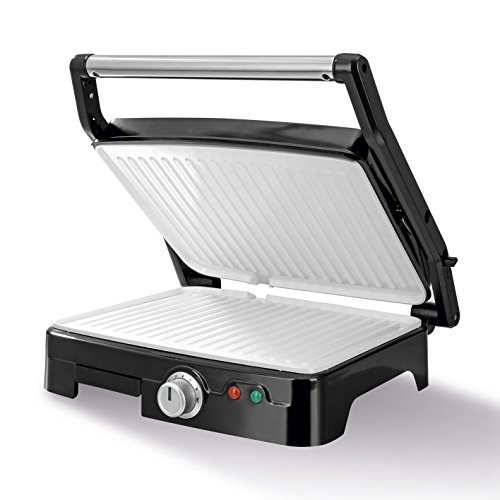 Gourmet Maxx Turbo Grill - Parrilla eléctrica, 1800 W, color negro