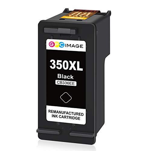 GPC Image 350XL 351XL Remanufacturado Cartuchos de Tinta para HP 350 XL 351 XL para HP Deskjet D4260 D4360, Officejet J5780 J6410, Photosmart C4280 C4340 C4380 C4480 C4580 C5280 (1 Negro, 1 Tricolor)