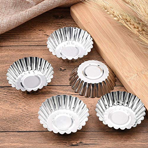 GPWDSN 20 Piezas Tarta para Hornear Taza Molde de gelatina moldes para Pasteles prácticos Reutilizables portátiles útiles duraderos Molde para Pasteles hojalata Herramienta para Hornear para el hoga