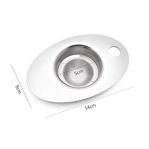 GPWDSN Separador de Huevos, Herramienta de Cocina Separador de Clara de yema de Huevo Herramientas de Cocina de Acero Inoxidable de Grado alimenticio