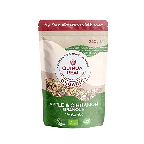 Granola de quinoa real con manzana y canela sin gluten BIO - Quinua Real - 360g