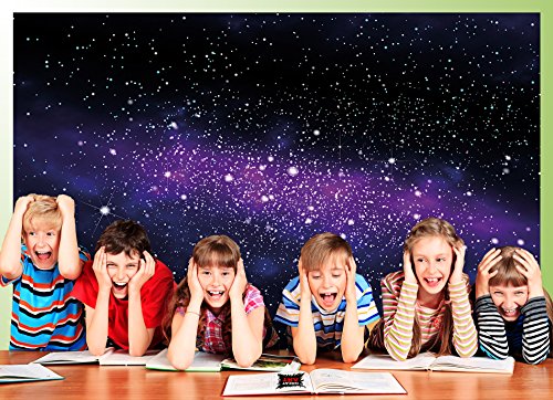 GREAT ART Mural De Pared Cuarto De Los Niños – Gran Galaxia Estrellas – Vía Láctea Espacio Universo Cosmos Space Foto Papel Pintado Y Tapiz Y Decoración (336 x 238 cm)