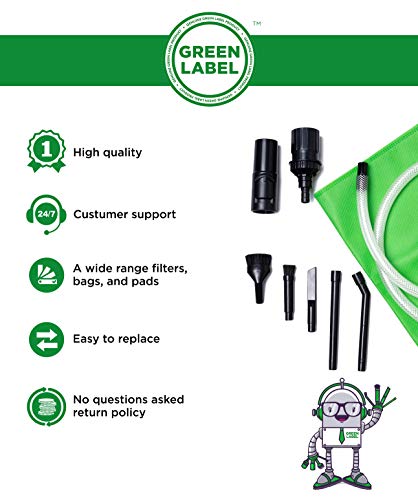 Green Label Kit Universal Mini Micro de Herramientas Adaptables (32-35 mm) Compatible con Vax, Hoover, Samsung, LG, Electrolux, Siemens, Philips, etc.