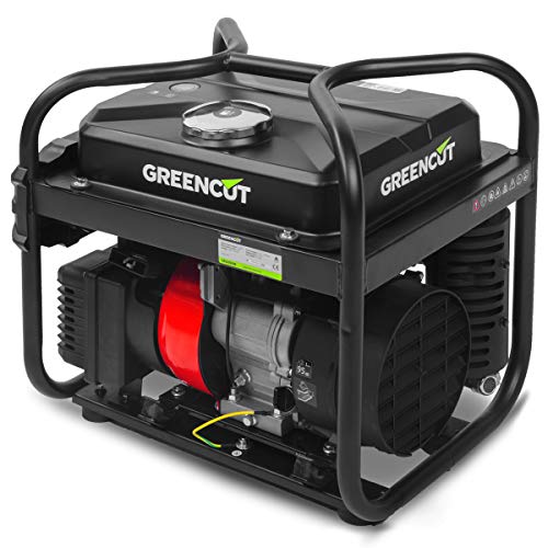 GREENCUT GRI200XM - Generador eléctrico de gasolina inverter motor 4 tiempos 119cc con salida 2kw