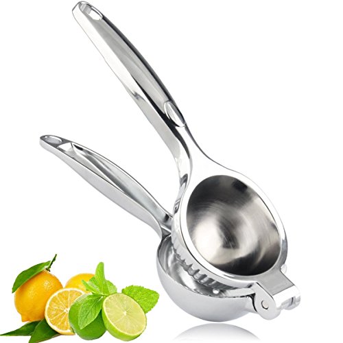 GreeSuit Extractor de Jugo Juego de Zumo Exprimidores manuales Prensa para Limones Jugo Manual de Acero Inoxidable Limpiador de limón para Jugo de limón Naranja y Otras Frutas sin Casco