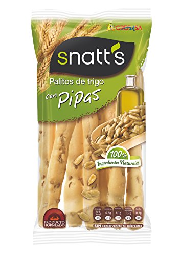 Grefusa - Snatt's | Palitos de Trigo con Pipas - 62 gr