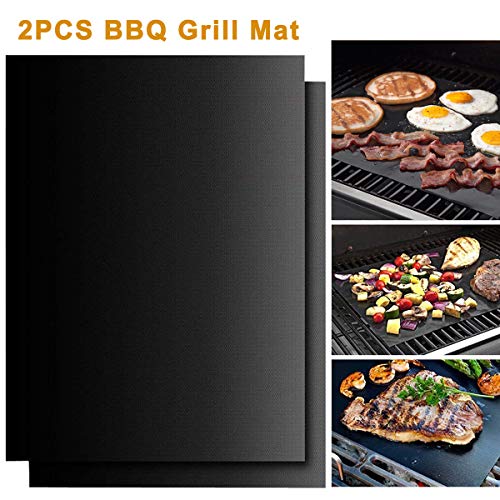 grilljoy 25pc Herramienta Barbacoa,Accesorios de Barbacoa de Acero Inoxidable en Caja de Aluminio, Juego Completo de Utensilios para Barbacoa al Aire Libre Premium para Navidad